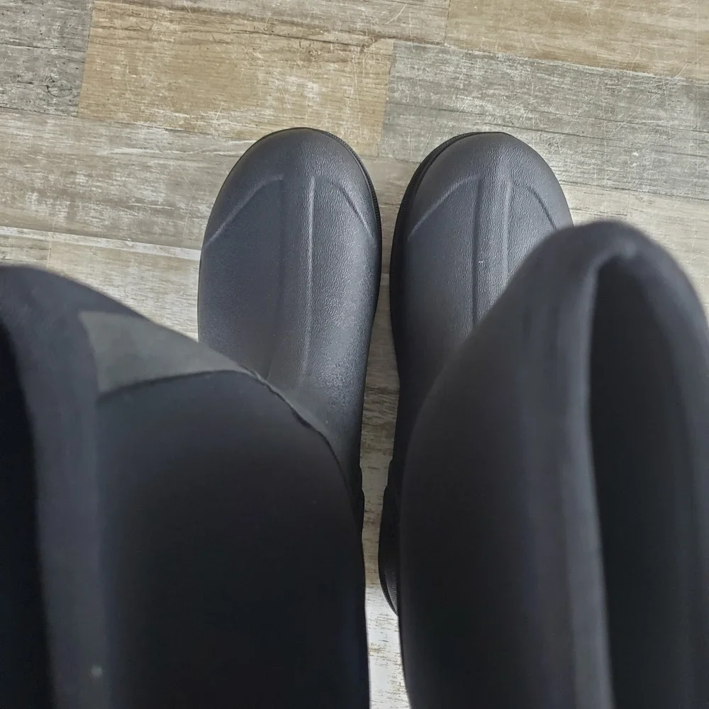 Bogs Rancher Mens Classic High Waterproof Boots Sz 13 Black Rubber Round‎ Toe
